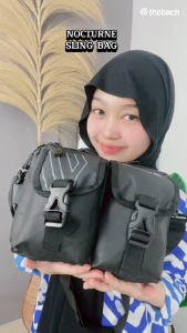 Thobach - Tas Selempang Pria Sling Bag Nocturne Waterproof Clutch Bag Pria Waist Bag Pouch Bag Pria