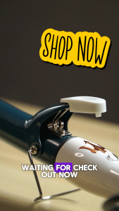 Dreepor Wave Curling Iron Portable Hair Curler Ceramic Hair Ironing Fast Heating Temperature-Adjustable 2 in 1 Hair Straightener And Curler Iron Brown