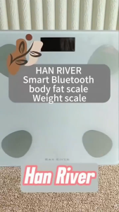 HAN RIVER Body Fat Scale Digital Bluetooth Smart Multifunctional Analyzer Weighing Scale 180KG Max