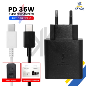 [KN ACC] CHARGER CASAN 35W TYPE TIPE C PD SUPER FAST CHARGING FOR SAMSUNG N10 N20 S22 S23 S24 ULTRA