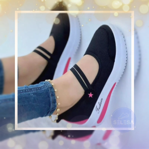 SELESA Slip On Shoes Woman Kasut Perempuan Plus Size Slip On Sneakers Women Platform Sneakers Women Plus Size Zara Shoes For Women Women S Altra Shoes - Lazada