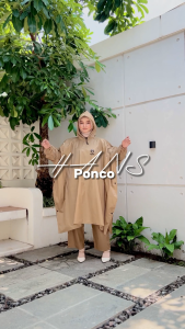 JAS HUJAN Ponco Lengan Celana Raincoat Mantol Kelelawar Pria Wanita By HANS