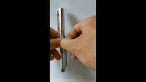 Stealth Pen Pena Nyontek Retractable Pullout Banner Pen