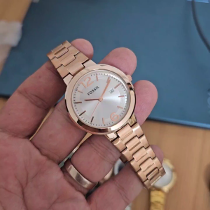 Jam Tangan Kasual Wanita Rantai Stainless Steel Tanggalkan Aktif Free Baterai Cadangan
