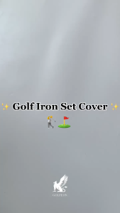 Golf Iron Set Cover/Sarung Stick Golf Set Neoprene 10 Pcs Head Cover
