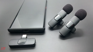 Micro Thu Âm Không Dây 2 mic NEEXXT K9 DUAL Cài Áo Cho Điện Thoại Mic livestream K9 2 mic chuyên nghiệp cho thiết bị di động