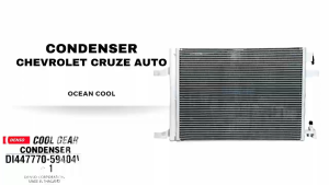 แผงแอร์ เชฟโรเลต ครูซ เกียร์ออโต้ ปี 2010 เครื่อง 1.6 CD0052 COOL GEAR DI447770-59404W CONDENSER CHEVROLET CRUZE AUTO 10 1.6 CC คอยล์ร้อน ครูส รังผึ้ง chev