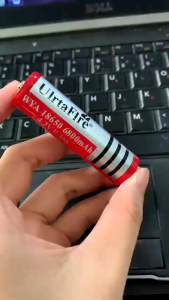 Pin sạc cell 18650 li-ion ultrafire 4.2v lithium dung lượng cao đầu nhọn lồi cho quạt mini đèn pin máy khoan tông đơ