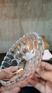 Candy Jar Glass Crystal 800 ML Toples Perman Cristal Tempat Makanan