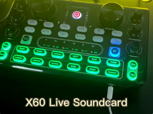 Onered X60 soundcard pengiring nirkabel dengan Bluetooth untuk Sound card komputer untuk bernyanyi dan ponsel ongkos kirim gratis
