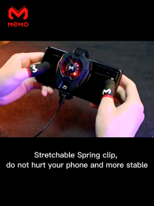 Memo DL05 Mobile Phone Cooler Fancooler Pendingin Hp Gaming RGB Cooler For Mobile Phone Original Memo DL05 Fancooler Kipas Pendingin HP Radiator Coolingfan Gaming Funcooler RGB LIGHT
