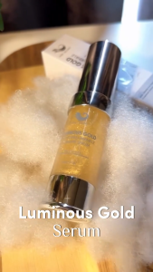 HSK Secret Luminous Gold Anti Aging Serum - Serum untuk Menyamarkan Garis Halus dan Merawat Elastisitas Wajah with Nano Gold & Red Algae