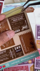 Bloomingyourdays Aesthetic Sticker Tiket Sticker Stiker Estetik Vintage Ticket