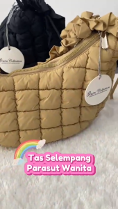 NEW!!! Tas Selempang Parasut Wanita W2418 Tas Parasut Wanita Import Tas Import Wanita Kekinian