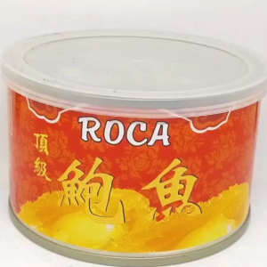เป๋าฮื้อน้ำแดง ROCA กระป๋อง พร้อมทาน ขนาด 160 g