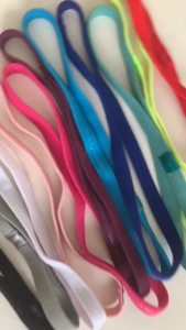 Mini Hairband Headband Sport Olahraga Bando Bandana Karet Kepala Rambut