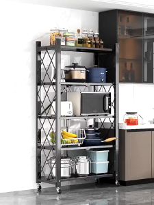 MIKI Kệ Gấp Gọn Đa Năng KỆ BẾP để lò vi sóng Kệ Để Đồ Nhà Bếp 3 / 4 / 5 tầng