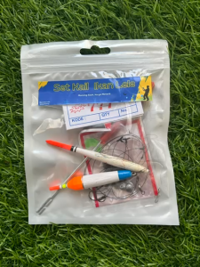 1 Set Rangkaian Kail Pancing Ikan Mas Mujair Lele Bawal Siap Pakai