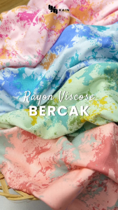 05 Meter Bahan Kain Katun Rayon Viscose Motif