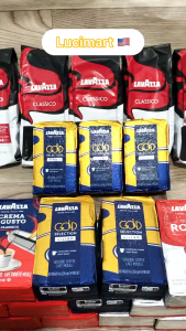 [Made in Italy] Cà phê Ý Lavazza rang xay Qualita Rossa Ground Coffee Blend Medium Roast gói 250 gram
