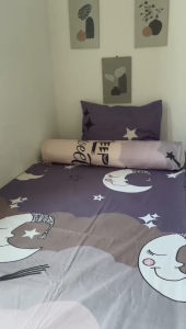 PANGESTU - sprei seprai motif karakter modern set bantal guling singe double terbaru murah meriah