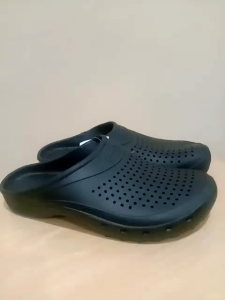 Sandal selop pria karet ATT hitam size 40 41 42 matt karet lentur nyaman di pakai