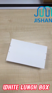 [CTN] Disposable Paper Lunch Box / Burger Box / Lunch Paper Tray Takeaway Delivery Paper Box / Kotak Kertas Makanan 纸饭盒