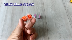 KV773-104 - Combo 5 chiếc cút nối nhanh 4 dây điện không cần băng keo không cần kìm