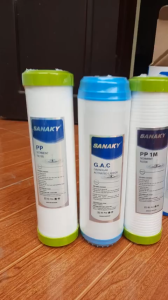 Bộ lõi lọc nước 123 SANAKY - Bộ 3 lõi lọc thô