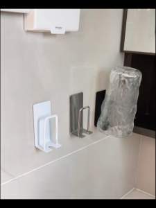 Kệ Giá INOX 304 Để Bàn Chải Và Cốc Đánh Răng Dán Tường Cao Cấp