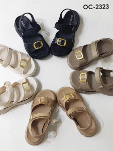 OCTAVIA Sandal Slide Slip On Wedges Wanita OC-2323 (FREE BOX)