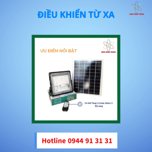 Đèn Pha Led Năng Lượng Mặt Trời JINDIAN 40W JD-740