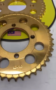 ORIGINAL PROTAPER 428 HD HEAVY DUTY GOLD  CP1 CHRONE GOLD EMAS FRONT REAR SPROCKET ORIGINAL PROTAPER RS150 V1 V2