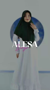 AB 837 BERGO ALESHA BY ABIKA HIJAB / Hijab Jilbab Kerudung Instan Langsung Pakai Simpel Cantik Elegan Kalem Menutup Dada / Daily Hijab Jilbab Harian Adem Nyaman