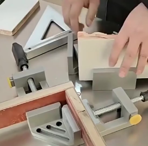 90 Độ Kẹp Hàn Góc Phải Tay Cầm Đơn Có Thể Điều Chỉnh Cố Định Kẹp Giá Đỡ Chế Biến Gỗ Khung Ảnh Tay Đồ Nội Thất Dụng Cụ