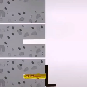 50 Set Vischer Set Piser Set Skrup Angkur Baut Set Sekrup Dinding Tembok Angkur Nylon Wall Anchor