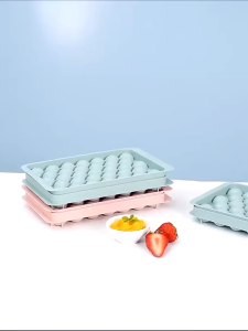 CETAKAN ES BATU BULAT 33 LUBANG ROUND ICE CUBE TRAY / CETAKAN ES AGAR PUDDING JELLY