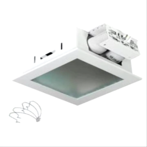 Recessed Ceiling Square Frosted Glass Down Light PL-C Type