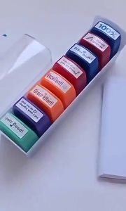 5 Pieces Color Seals Encouragement Slogans For Students To Encourage School Classroom Office Home Stationery Teacher Seal