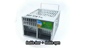 High Quality Double-door Big Mouse Rats Live Trap Cage/Strong Catch Bait/Pest Control