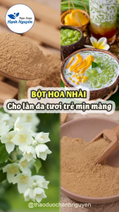 Bột hoa nhài nguyên chất 1kg (Bột hoa lài làm trà thanh lọc cơ thể mặt nạ dẻo dưỡng nhan) - Thảo Dược Hạnh Nguyên