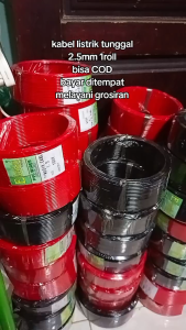 Kabel Listik Engkel 2.5 MM pvc 1 Roll Kabel Listrik Tunggal Kabel Listrik Bulat 100-240 V Cables Untuk Kebutuhan Listrik - Lazada