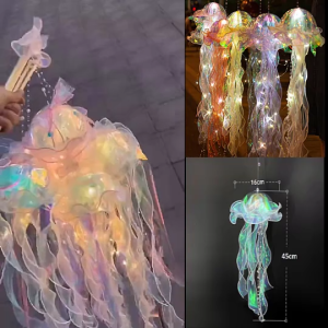 Đèn lồng trung thu có đèn phát sángĐèn Lồng Tua Rua Hình Sứa Biển Cỡ Nhỏ Sáng Tạo Trang Trí Phòng