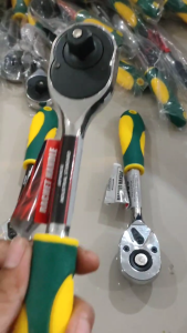 Japan Premium Ratchet Gagang Besi Heavy Duty Sok Shok Shock Handle 10\\\" Drive 1/2\\\" CR-V YUKIDO