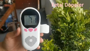 3MHz Upgraded Fetal doppler Baby heart rate detector Ultrasound monitor for pregnant with 250ml of coupling gel
