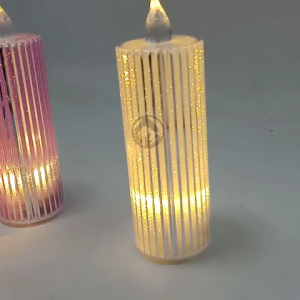 LED Flameless Candles Starry Effect Lights Battery Fake Candles Bateri Lilin Smokeless Candles Lampu Malam Lilin