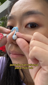 PRANA Penjepit Hidung Renang Khusus Renang yang Terbuat dari Silikon Penjepit Hidung Anti Tersedak Air dengan Kemasan Kotak Individu Tahan Lama dan Anti-Selip PN-FBA5099