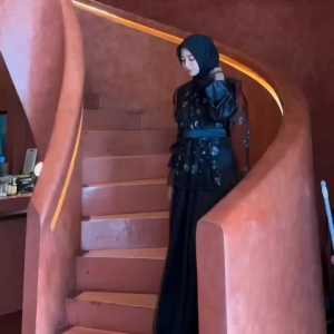 (COD) Felarie Set Dress Matt Velvet Mix Brukat Size XL Dress Kondangan Mewah 2024 Fashionable Viral