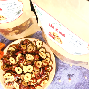 500g Táo Đỏ Sấy Khô Cắt Lát (Thái Lát) Cao Cấp Nguyên Liệu Nấu Chè Dưỡng Nhan An Thần Thanh Nhiệt 🐦 Nông Sản Hani Food