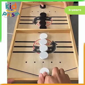 Bộ Cờ Búng Bàn Đấu Ice Hockey Bằng Gỗ Cao Cấp - Foosball Winner Sling Puck - Đồ chơi giải trí gia đình